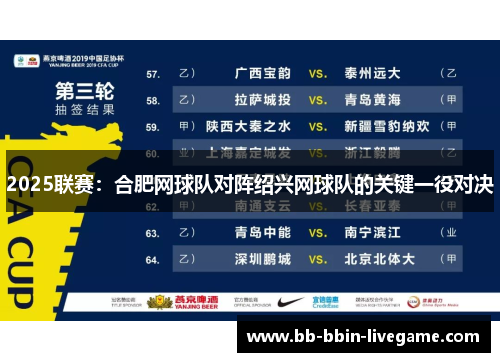 2025联赛：合肥网球队对阵绍兴网球队的关键一役对决